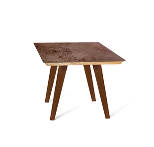 Керамический кухонный стол SHT-TU16 (4 шт.)/ТT8 60/60 (темный орех/прозрачный лак/коричневая сепия) во Владикавказе
