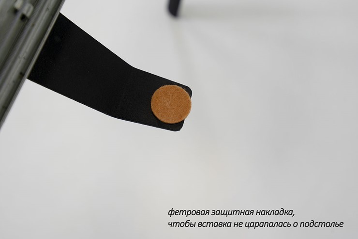 Стол раздвижной Дали-1L(ноги черные, дуб табако) во Владикавказе - изображение 6