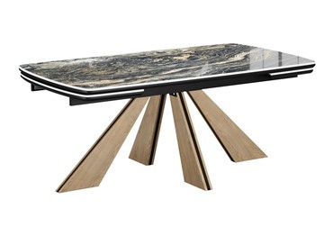 Керамический стол DikLine SKP180 Керамика Amadeus/подстолье черное/опоры дуб монтана (2 уп.) во Владикавказе