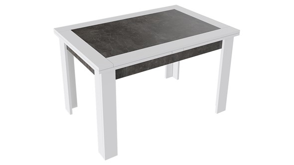 Кухонный стол раскладной Хьюстон тип 4 (Белый/Ателье темный) во Владикавказе - изображение