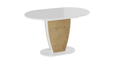 Стол раздвижной Монреаль тип 1 (Белый глянец/Бунратти) во Владикавказе