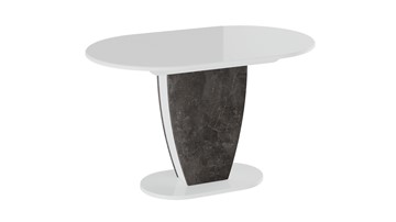 Раздвижной стол Монреаль тип 1 (Белый глянец/Моод темный) во Владикавказе