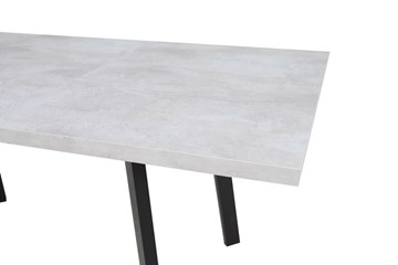 Кухонный стол раздвижной Робин, опоры прямые, цемент светлый во Владикавказе - предосмотр 3