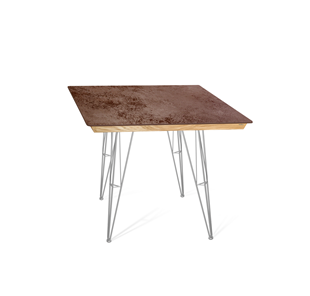 Керамический кухонный стол SHT-TU10 (4 шт.)/ТT8 60/60 (хром лак/прозрачный лак/коричневая сепия) во Владикавказе
