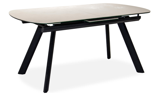 Кухонный стол раскладной Шамони 2CQ 160х90 (Oxide Avorio/Графит) во Владикавказе - изображение