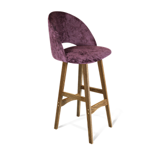 Барный стул SHT-ST34 / SHT-S65 (вишневый джем/дуб брашированный коричневый) во Владикавказе