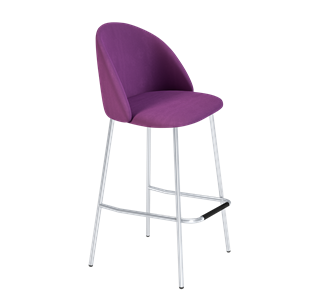 Барный стул SHT-ST35 / SHT-S29P (ягодное варенье/хром лак) во Владикавказе