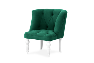Кресло Бриджит зеленый ножки белые во Владикавказе