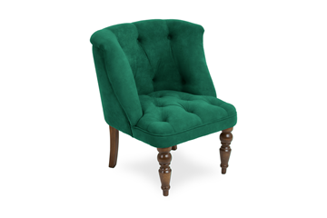 Кресло на ножках Бриджит зеленый ножки коричневые во Владикавказе