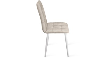 Обеденный стул Аспен К1С (Белый матовый/Микровелюр Duna Brilliant) во Владикавказе - предосмотр 1
