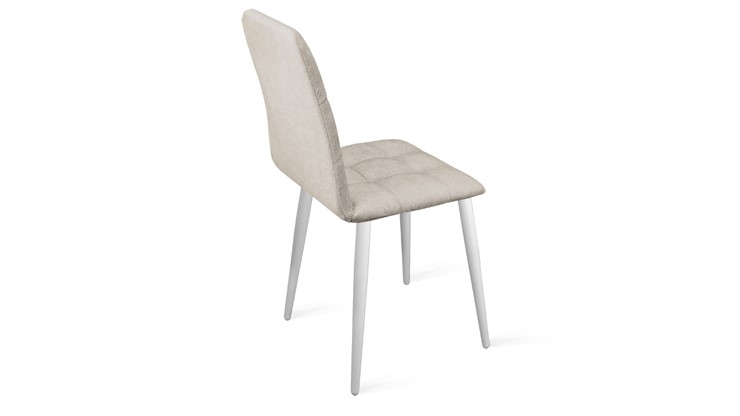 Обеденный стул Аспен К1С (Белый матовый/Микровелюр Duna Brilliant) во Владикавказе - изображение 2