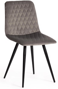 Обеденный стул CHILLY X (mod.7096) 45х53х88 серый barkhat 26/черный арт.15552 во Владикавказе