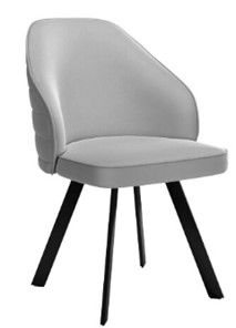 Кухонный стул dikline 276 Е28 светло-серый  ножки черные во Владикавказе