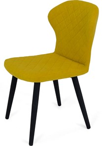 Обеденный стул Марио (Желтый Т182/ноги черные) во Владикавказе