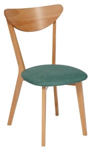 Обеденный стул MAXI (Макси), бук/ткань 86x48,5x54,5 Морская волна/ натуральный бук арт.19590 во Владикавказе