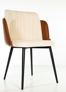 Обеденный стул Пенелопа коричневый/молочный во Владикавказе - предосмотр