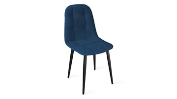Обеденный стул Райс К1С (Черный муар/Велюр Confetti Blue) во Владикавказе