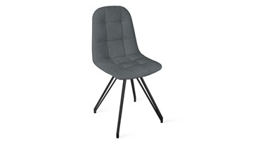 Обеденный стул Райс К4 (Черный муар/Микровелюр Jercy Graphite) во Владикавказе