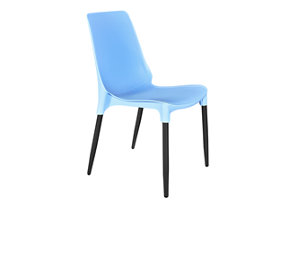 Обеденный стул SHT-ST75/S424-C (голубой/черный муар) во Владикавказе