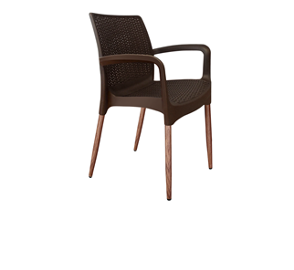 Обеденный стул SHT-ST68/S424-С (коричневый/темный орех) во Владикавказе