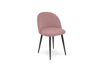 Мягкий стул для кухни Brendoss Лайт розовый черные ножки во Владикавказе