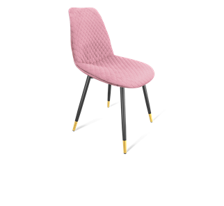 Обеденный стул SHT-ST29-С22 / SHT-S95-1 (розовый зефир/черный муар/золото) во Владикавказе