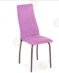 Обеденный стул Волна, каркас металл коричневый, инфинити фиолетовый во Владикавказе