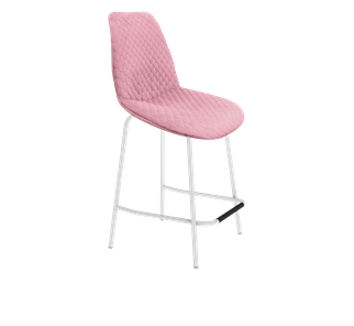 Полубарный стул SHT-ST29-С22 / SHT-S29P-1 (розовый зефир/белый муар) во Владикавказе