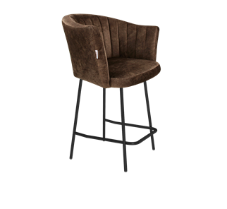 Полубарный стул SHT-ST42-1 / SHT-S29P-1 (кофейный трюфель/черный муар) во Владикавказе