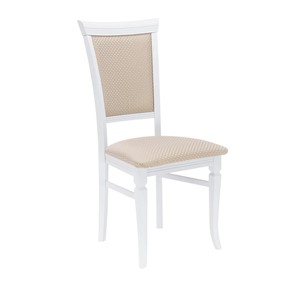 Обеденный стул Leset Монтана (Белый 9003/жаккард Антина ваниль Ж4.07) во Владикавказе