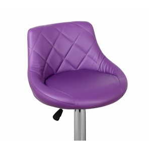 Барный стул Комфорт с мягкой спинкой WX-2396 экокожа фиолетовый во Владикавказе - предосмотр 2