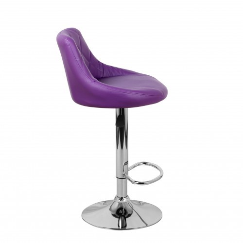 Барный стул Комфорт с мягкой спинкой WX-2396 экокожа фиолетовый во Владикавказе - изображение 3