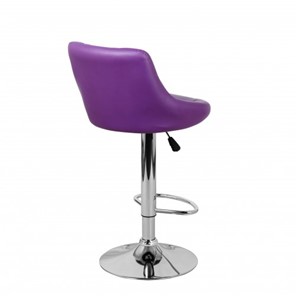 Барный стул Комфорт с мягкой спинкой WX-2396 экокожа фиолетовый во Владикавказе - предосмотр 4