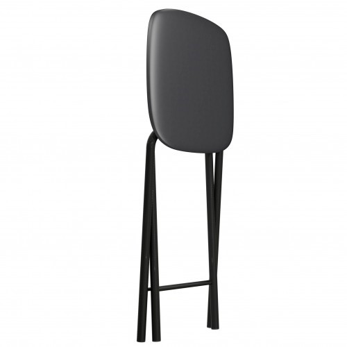 Кухонный табурет Складной СРП-013КВ (квадратное сиденье) Эмаль, черный во Владикавказе - изображение 1