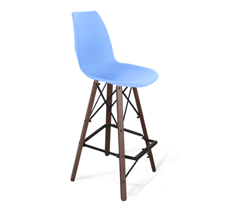 Барный стул SHT-ST29/S80 (голубой pan 278/темный орех/черный) во Владикавказе