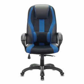 Компьютерное кресло Brabix Premium Rapid GM-102 (экокожа/ткань, черное/синее) 532106 во Владикавказе