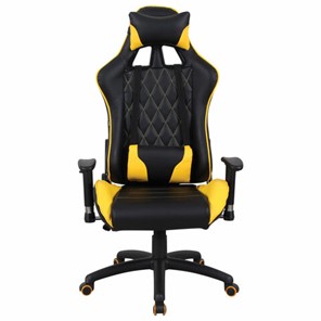 Компьютерное кресло Brabix GT Master GM-110 (две подушки, экокожа, черное/желтое) 531927 во Владикавказе