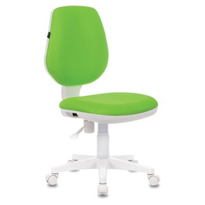 Офисное кресло Brabix Fancy MG-201W (без подлокотников, пластик белый, салатовое) 532414 во Владикавказе