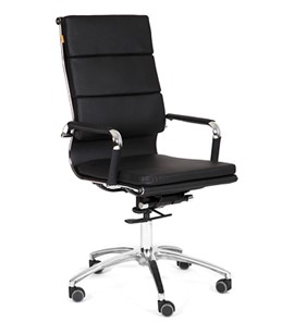 Офисное кресло CHAIRMAN 750 экокожа черная во Владикавказе - предосмотр