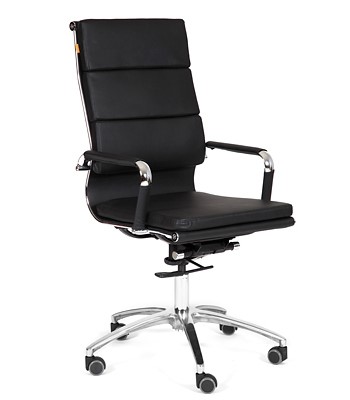Офисное кресло CHAIRMAN 750 экокожа черная во Владикавказе - изображение