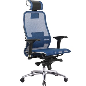 Офисное кресло Samurai S-3.04, синий во Владикавказе