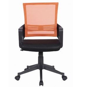 Кресло Brabix Balance MG-320 (с подлокотниками, комбинированное черное/оранжевое) 531832 во Владикавказе