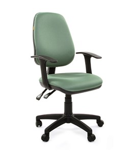 Кресло офисное CHAIRMAN 661 Ткань стандарт 15-158 зеленая во Владикавказе - предосмотр