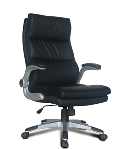Кресло офисное BRABIX "Fregat EX-510", рециклированная кожа, черное, 530863 во Владикавказе