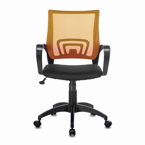 Офисное кресло Brabix Fly MG-396 (с подлокотниками, сетка, оранжевое/черное) 532084 во Владикавказе