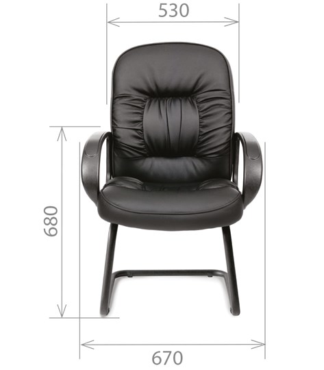 Офисное кресло CHAIRMAN 416V экокожа черная во Владикавказе - изображение 1