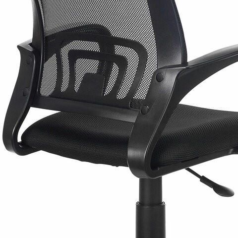 Офисное кресло Brabix Fly MG-396 (с подлокотниками, сетка, черное) 532083 во Владикавказе - изображение 5