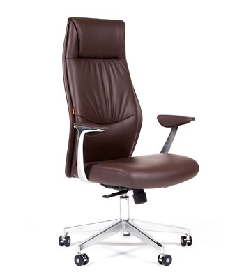 Кресло офисное CHAIRMAN Vista Экокожа премиум коричневая (vista) во Владикавказе - изображение