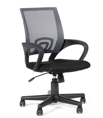 Кресло офисное CHAIRMAN 696 black Сетчатый акрил DW63 темно-серый во Владикавказе - изображение