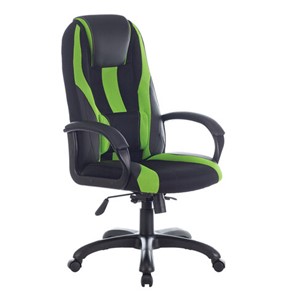 Компьютерное кресло Brabix Premium Rapid GM-102 (экокожа/ткань, черное/зеленое) 532419 во Владикавказе